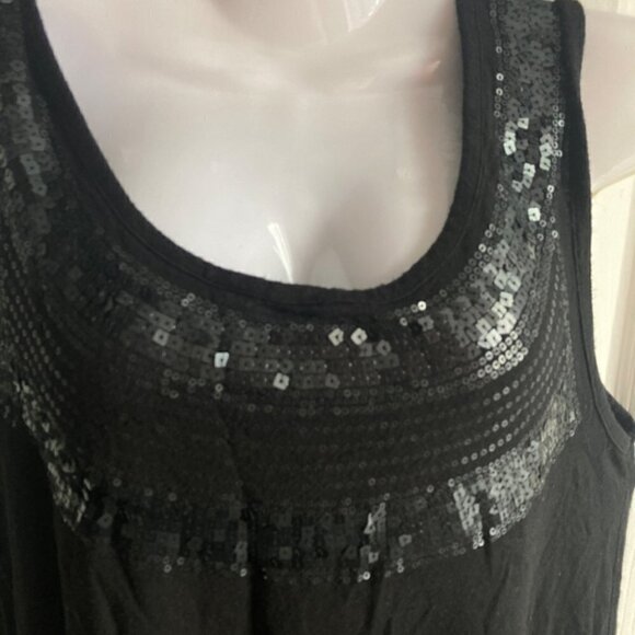 Unbranded black sequence jersey tank size Medium - Picture 3 of 5